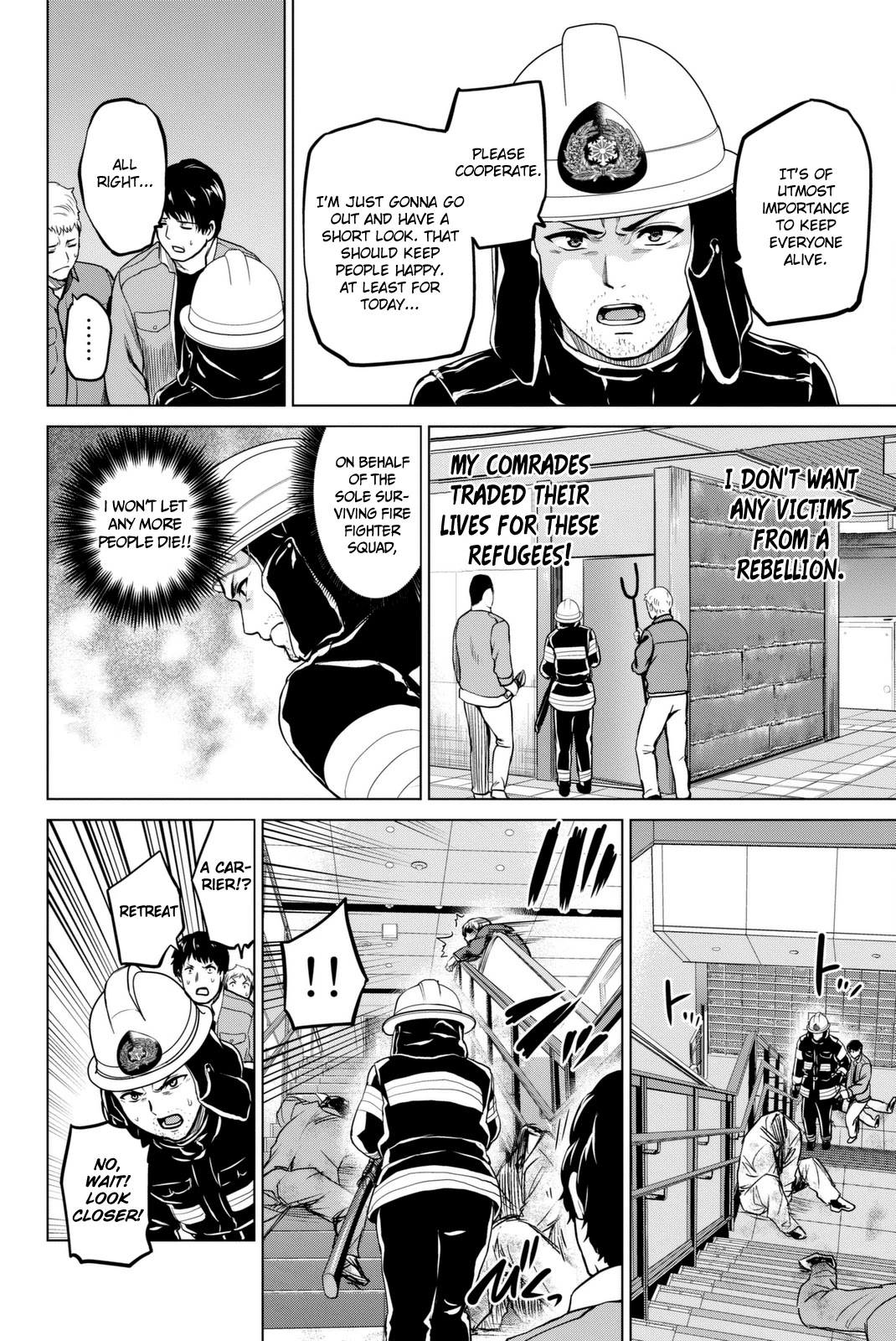 Infection Chapter 61 page 22 - Chapter 61: Satsuki vs Helmet