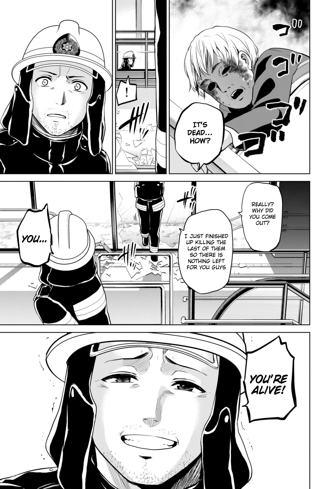 Infection Chapter 61 page 23 - Chapter 61: Satsuki vs Helmet