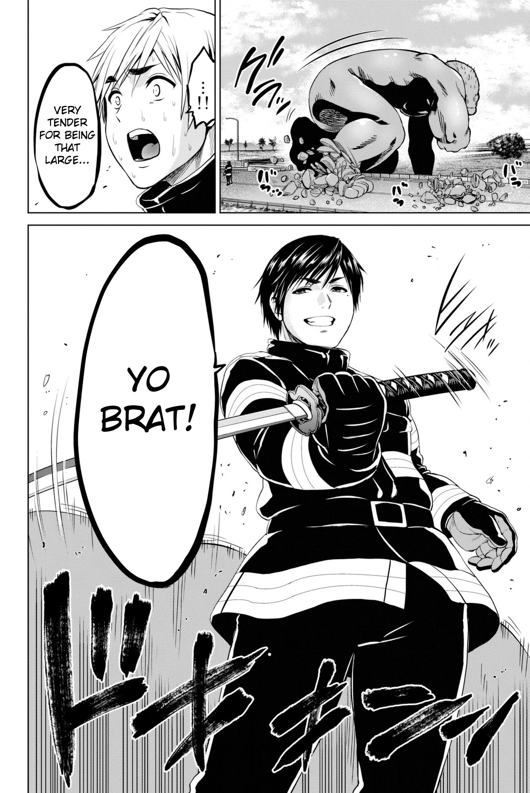 Infection Chapter 66 page 20 - Chapter 66: Confronting Giant Helmet