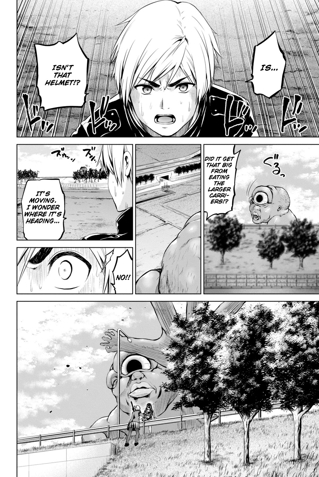 Infection Chapter 66 page 3 - Chapter 66: Confronting Giant Helmet