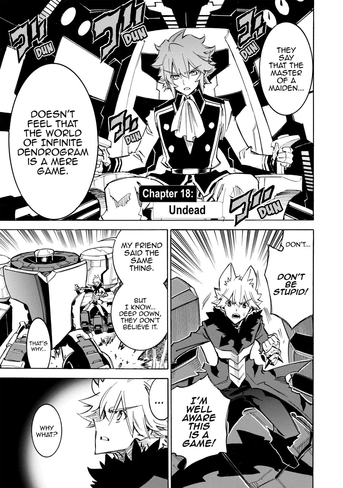 Infinite Dendrogram Chapter 18 page 1 - Chapter 18