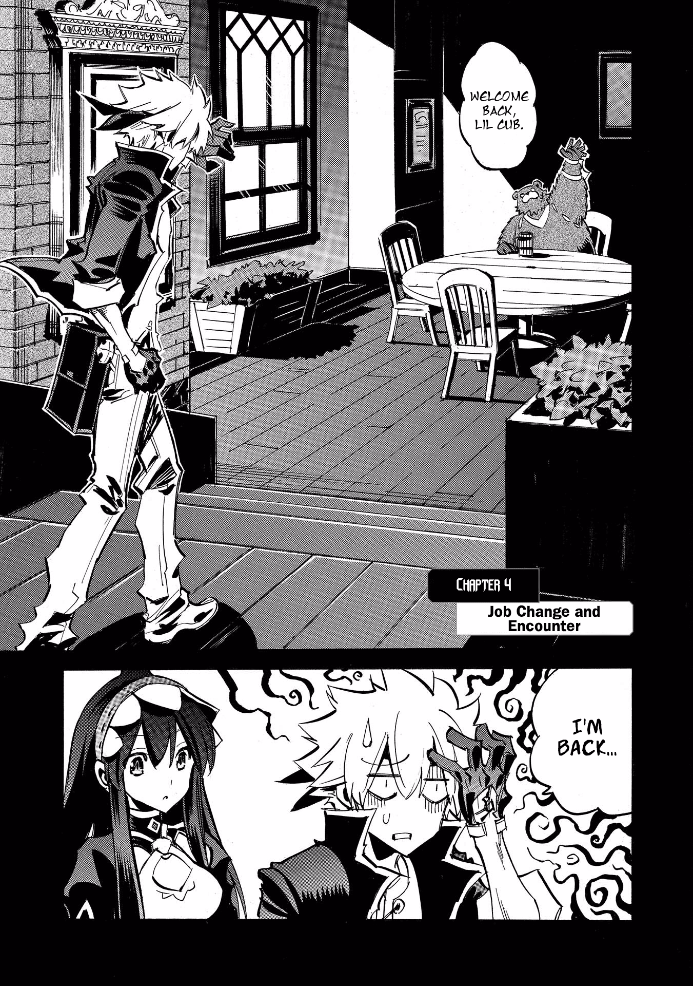 Infinite Dendrogram Chapter 4 page 1 - Chapter 4: Job Change and Encounter