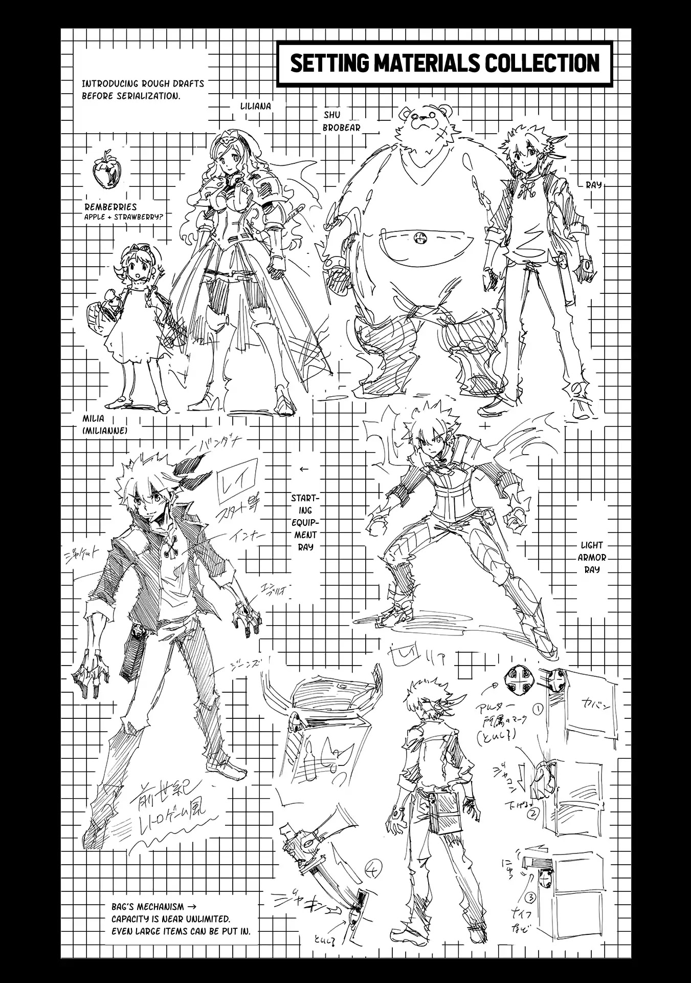 Infinite Dendrogram Chapter 5.5 page 1 - Chapter 5.5: Rough Sketches & Afterword