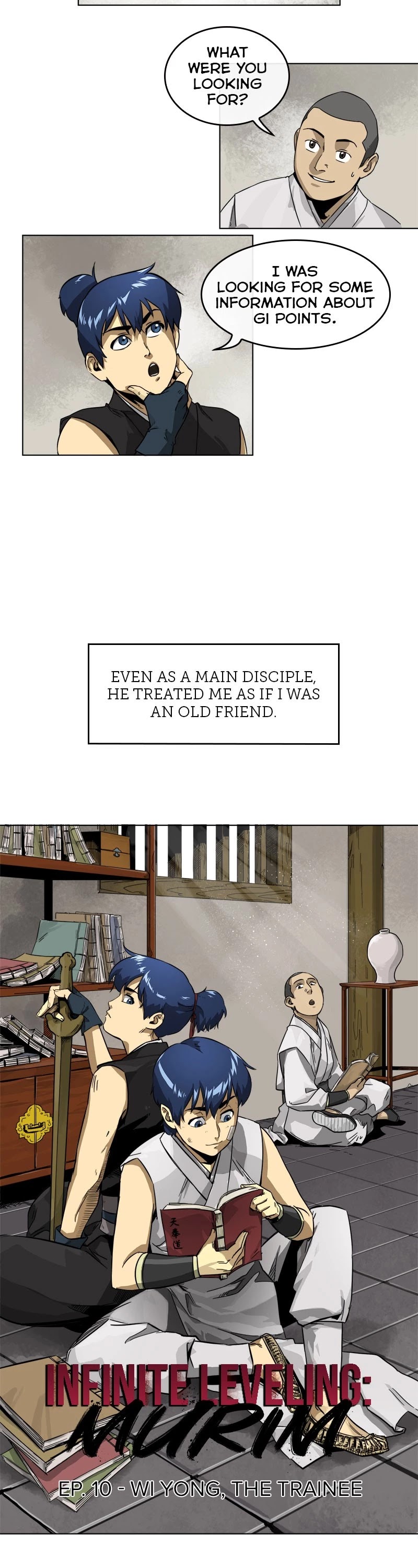 Infinite Leveling: Murim Chapter 10 page 5 - Chapter 10: Ep. 10 - Wi Yong, the Trainee
