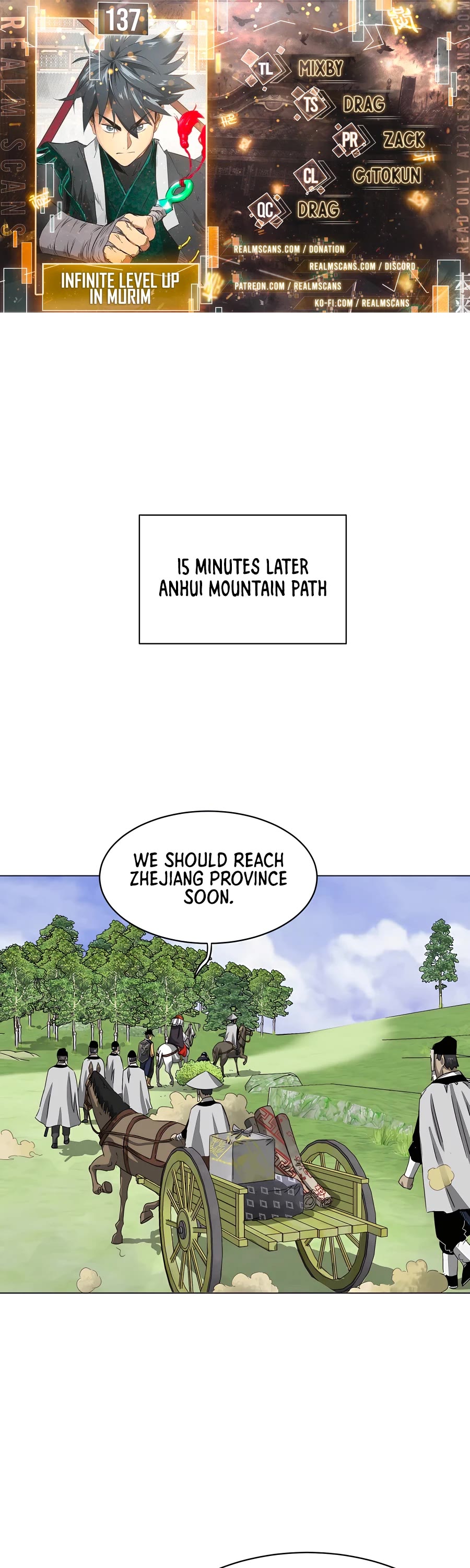 Infinite Leveling: Murim Chapter 137 page 1 - Chapter 137