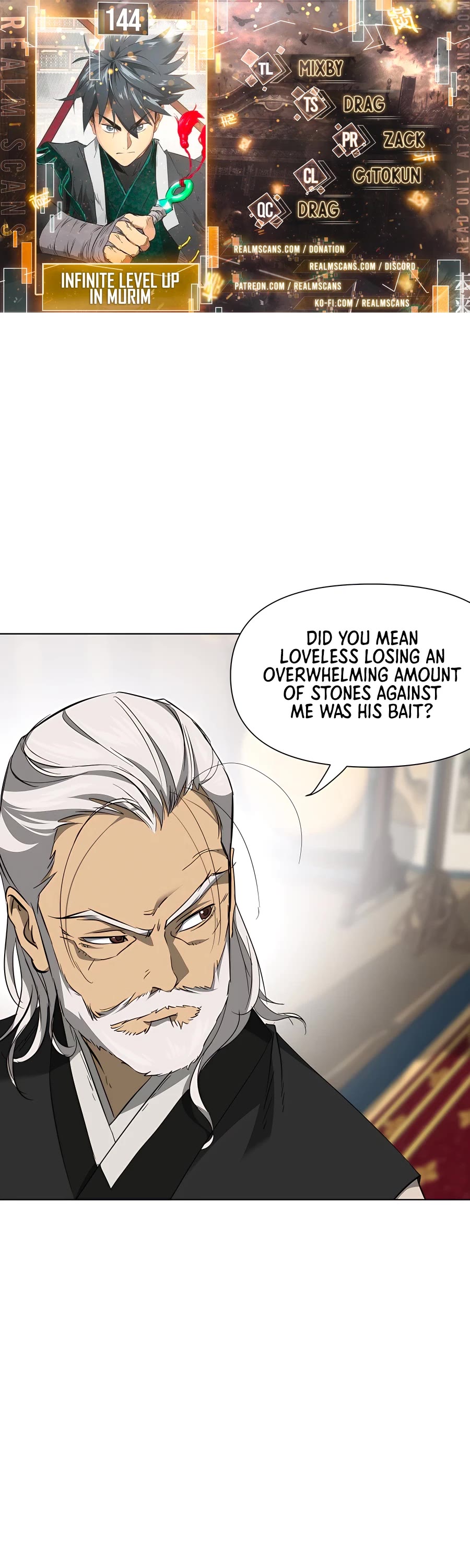Infinite Leveling: Murim Chapter 144 page 1 - Chapter 144