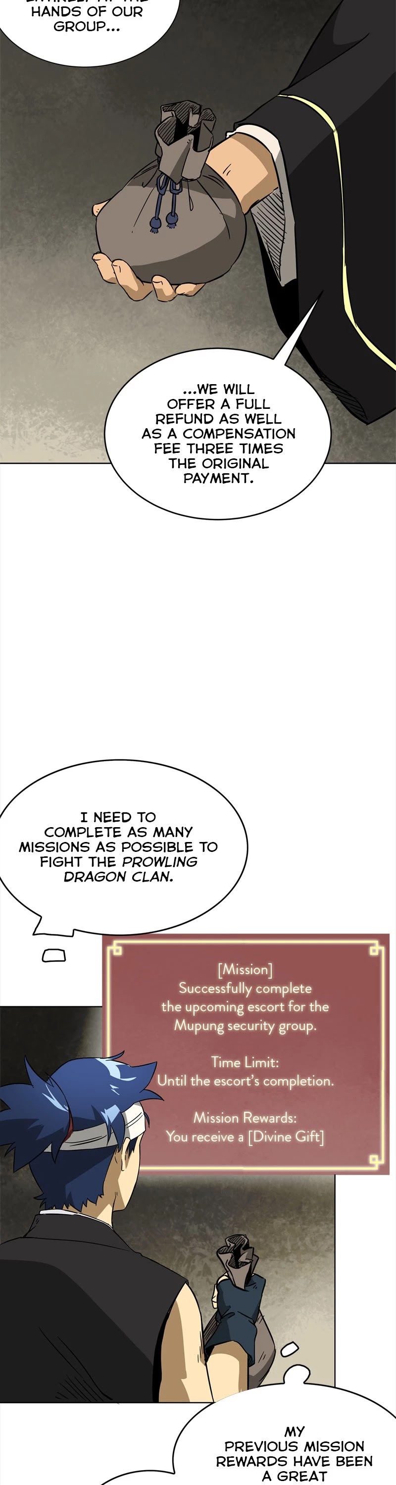 Infinite Leveling: Murim Chapter 21 page 5 - Chapter 21: Ep. 21 - Divine Gift