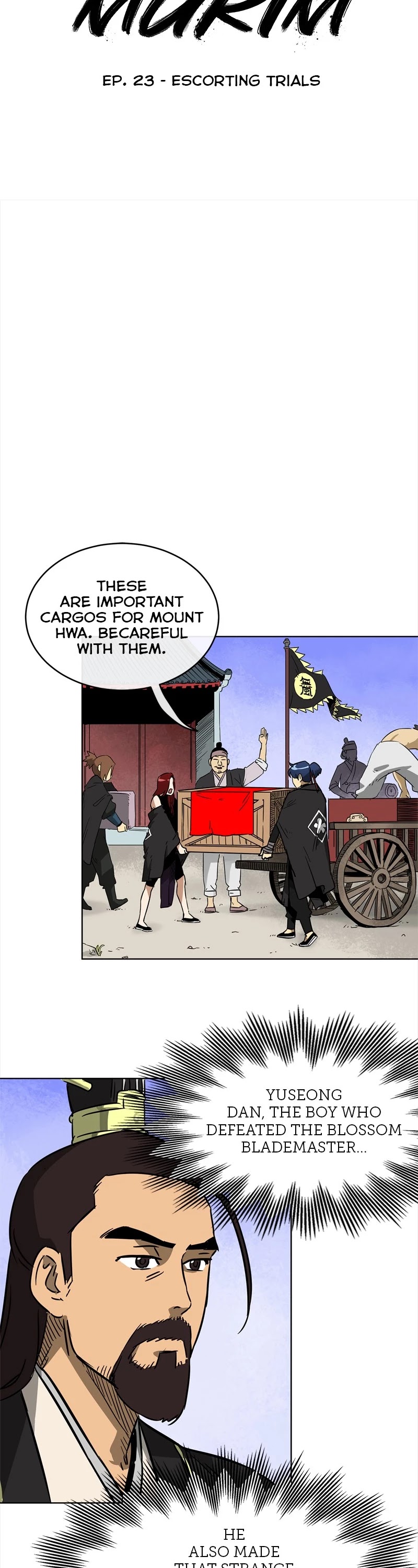 Infinite Leveling: Murim Chapter 23 page 6 - Chapter 23: Ep. 23 - The Escorting Trials