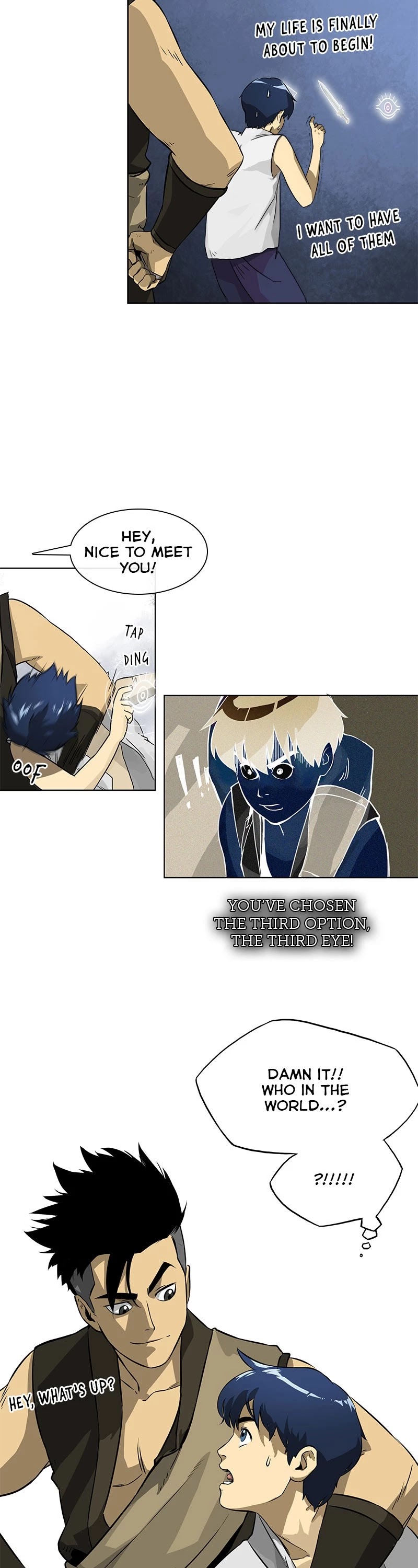 Infinite Leveling: Murim Chapter 4 page 2 - Chapter 4: Ep. 4 - The Third Eye