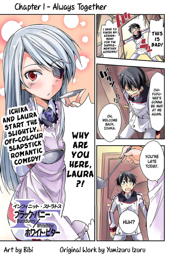 Infinite Stratos Black Bunny/White Bitter Chapter 1 page 1 - Chapter 1 : Always Together