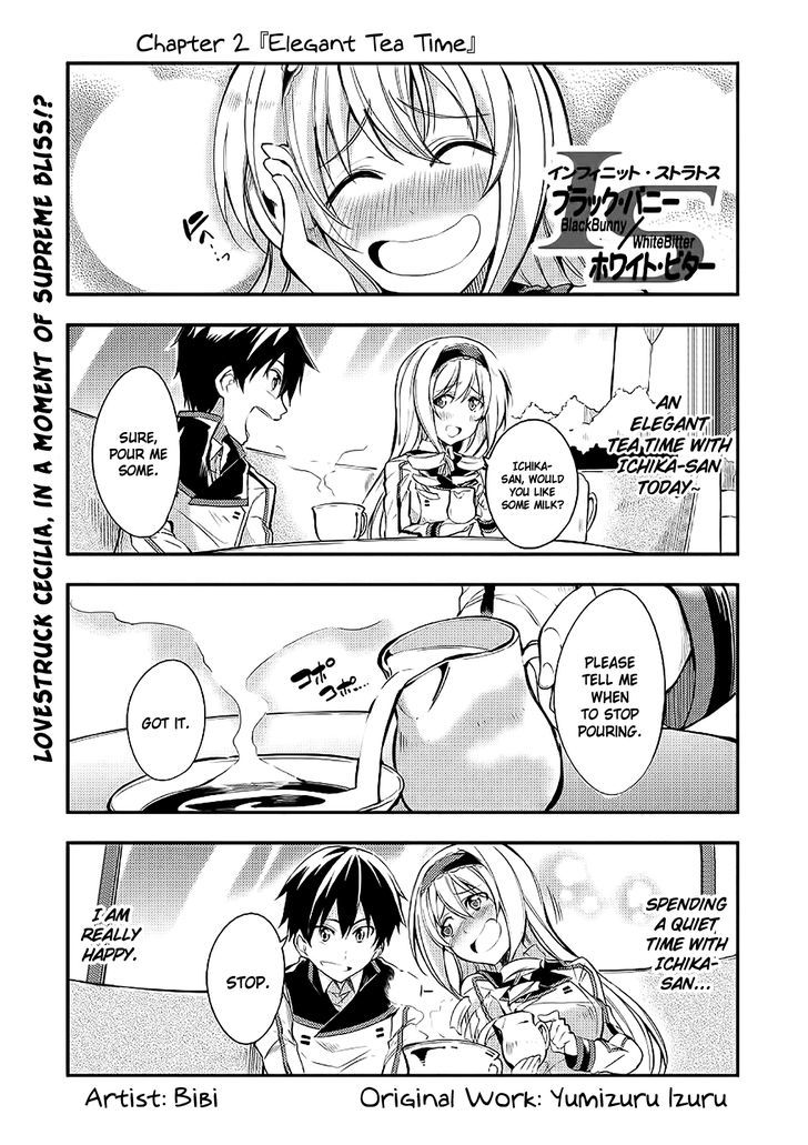 Infinite Stratos Black Bunny/White Bitter Chapter 2 page 1 - Chapter 2 : Elegant Tea Time