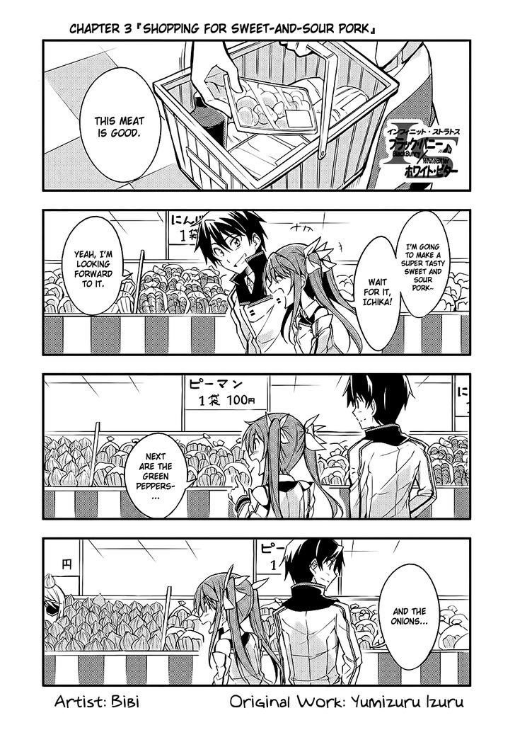Infinite Stratos Black Bunny/White Bitter Chapter 3 page 1 - Chapter 3 : Shopping For Sweet And Sour Pork