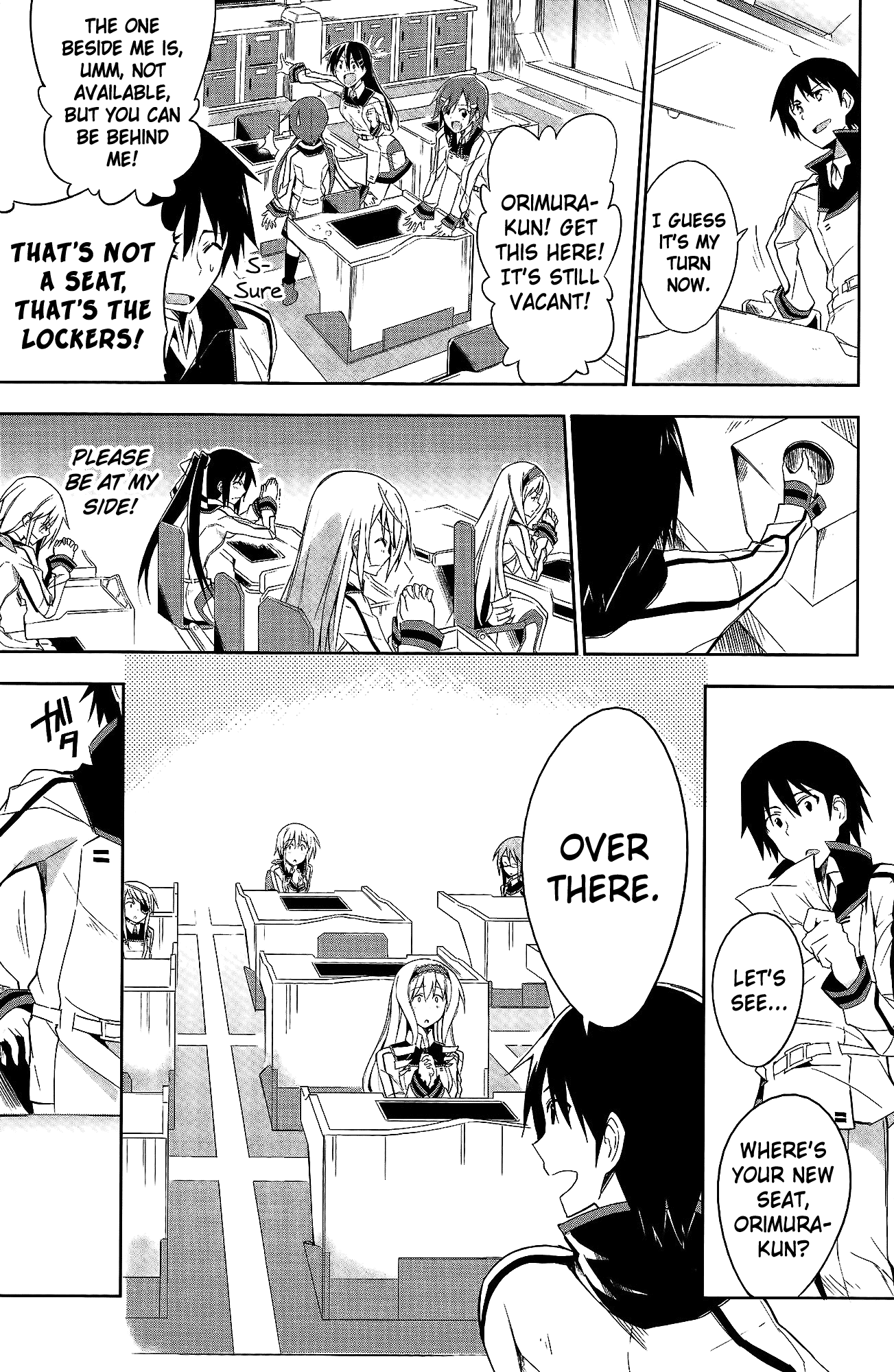 Infinite Stratos Comic Anthology Chapter 1 page 10 - Chapter 1 : The Fated Seat Changing