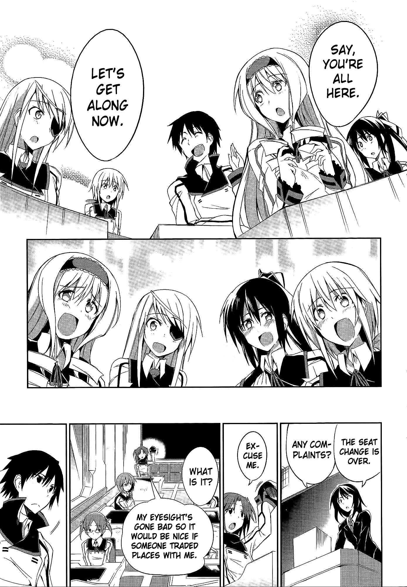 Infinite Stratos Comic Anthology Chapter 1 page 11 - Chapter 1 : The Fated Seat Changing