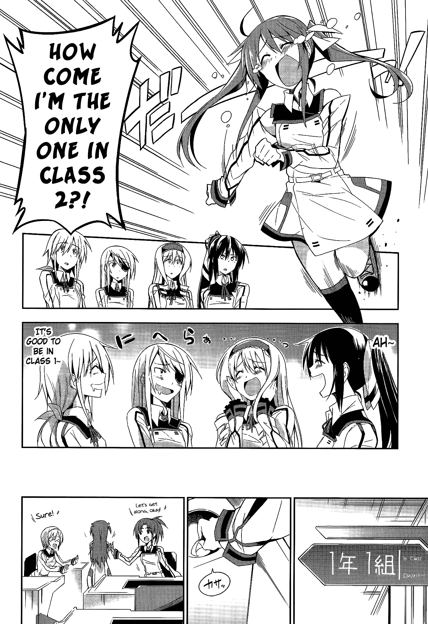 Infinite Stratos Comic Anthology Chapter 1 page 8 - Chapter 1 : The Fated Seat Changing