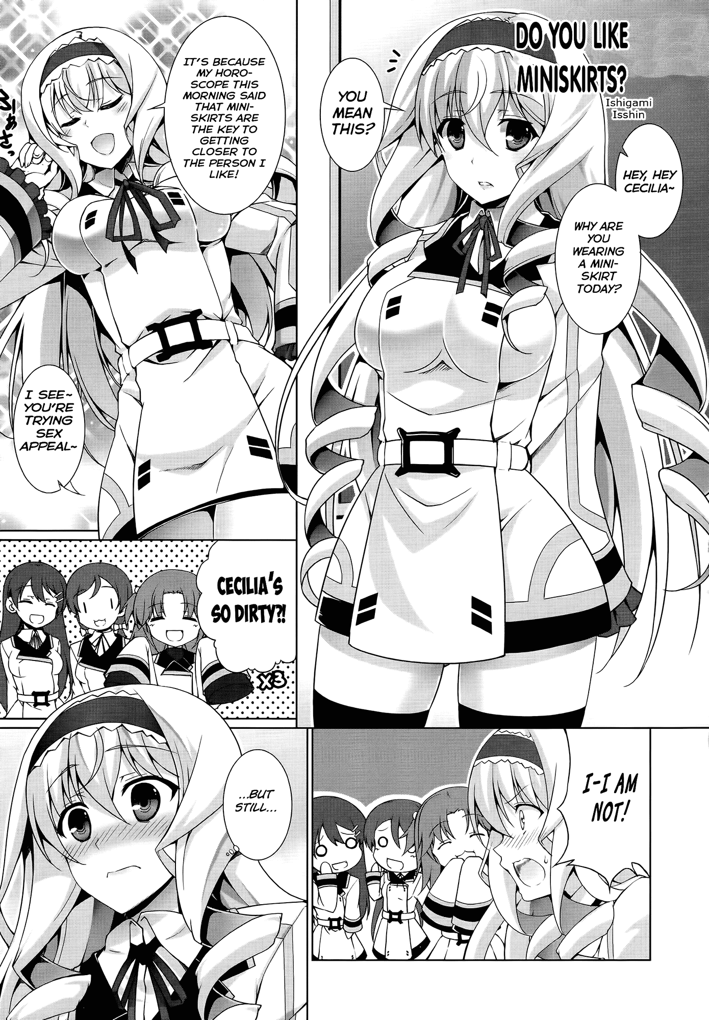 Infinite Stratos Comic Anthology Chapter 10.2 page 2 - Chapter 10 v2 : Do You Like Miniskirts?