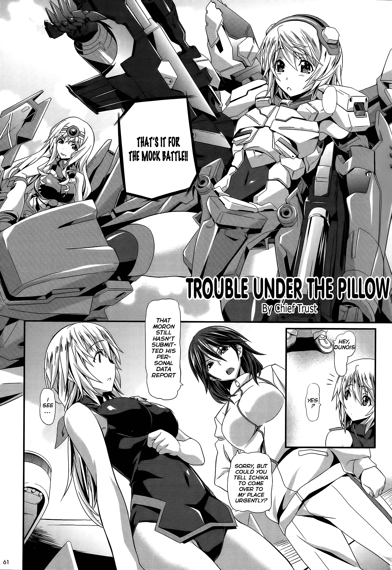 Infinite Stratos Comic Anthology Chapter 11.2 page 1 - Chapter 11 v2 : Touble Under The Pillow
