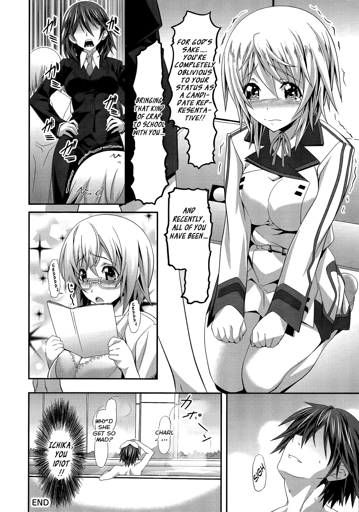 Infinite Stratos Comic Anthology Chapter 11.2 page 10 - Chapter 11 v2 : Touble Under The Pillow