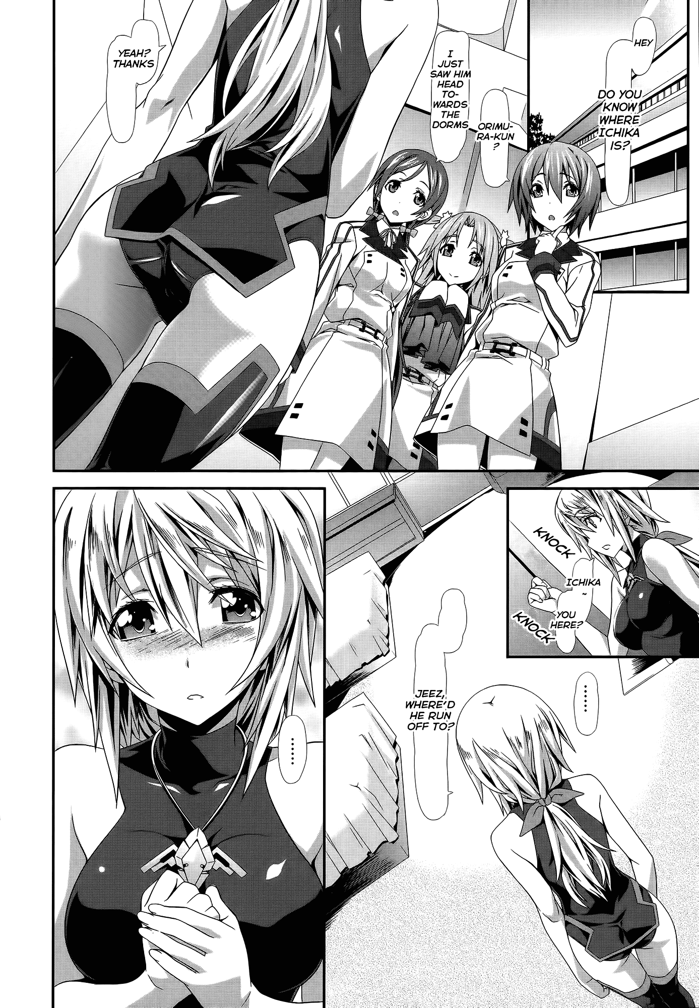 Infinite Stratos Comic Anthology Chapter 11.2 page 2 - Chapter 11 v2 : Touble Under The Pillow