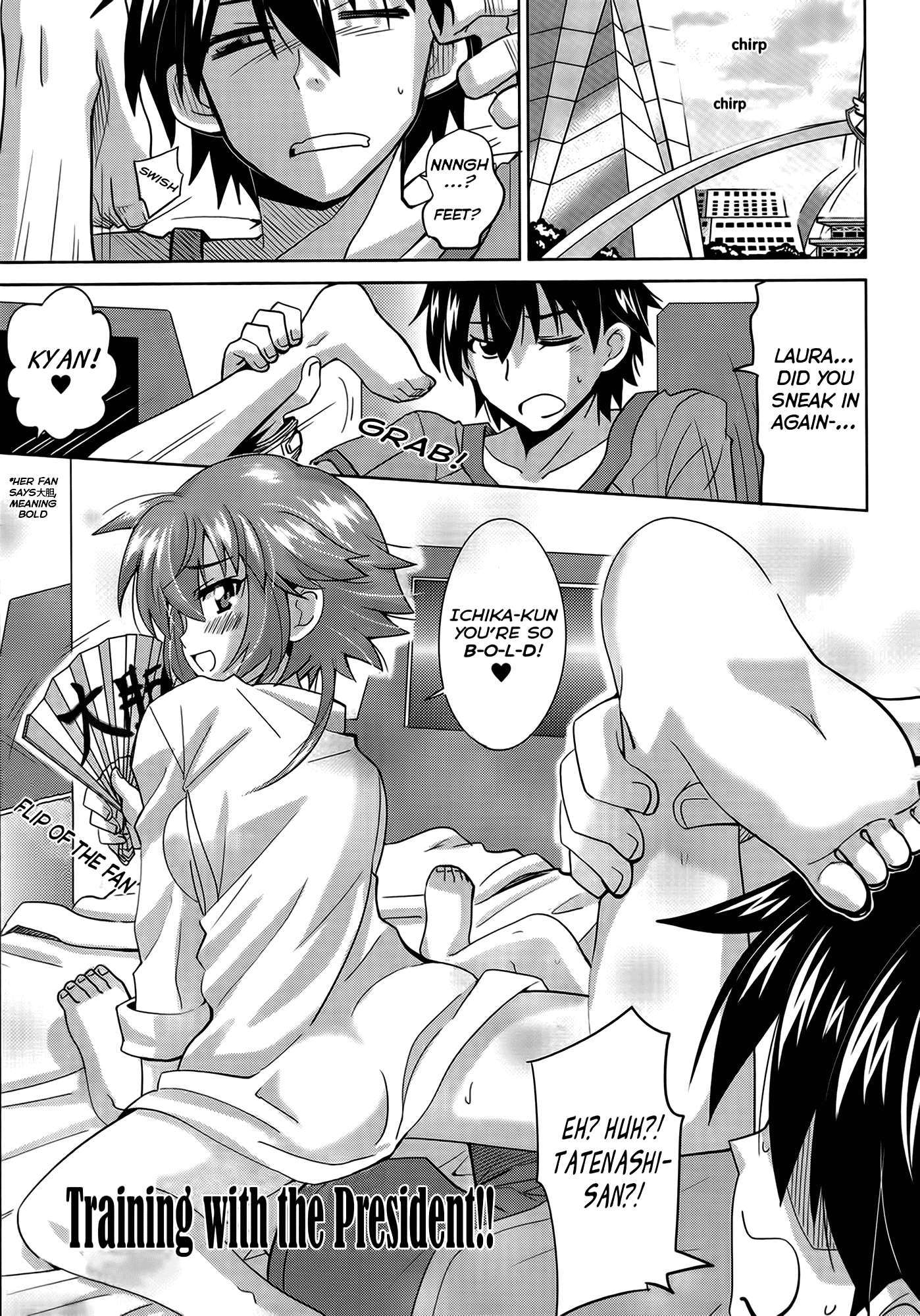 Infinite Stratos Comic Anthology Chapter 14.2 page 1 - Chapter 14 v2 : Training With The President!