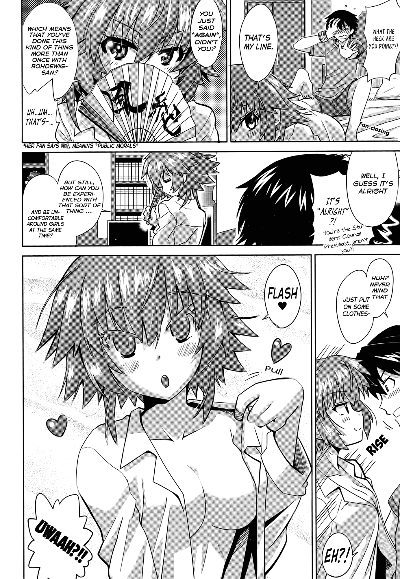 Infinite Stratos Comic Anthology Chapter 14.2 page 2 - Chapter 14 v2 : Training With The President!