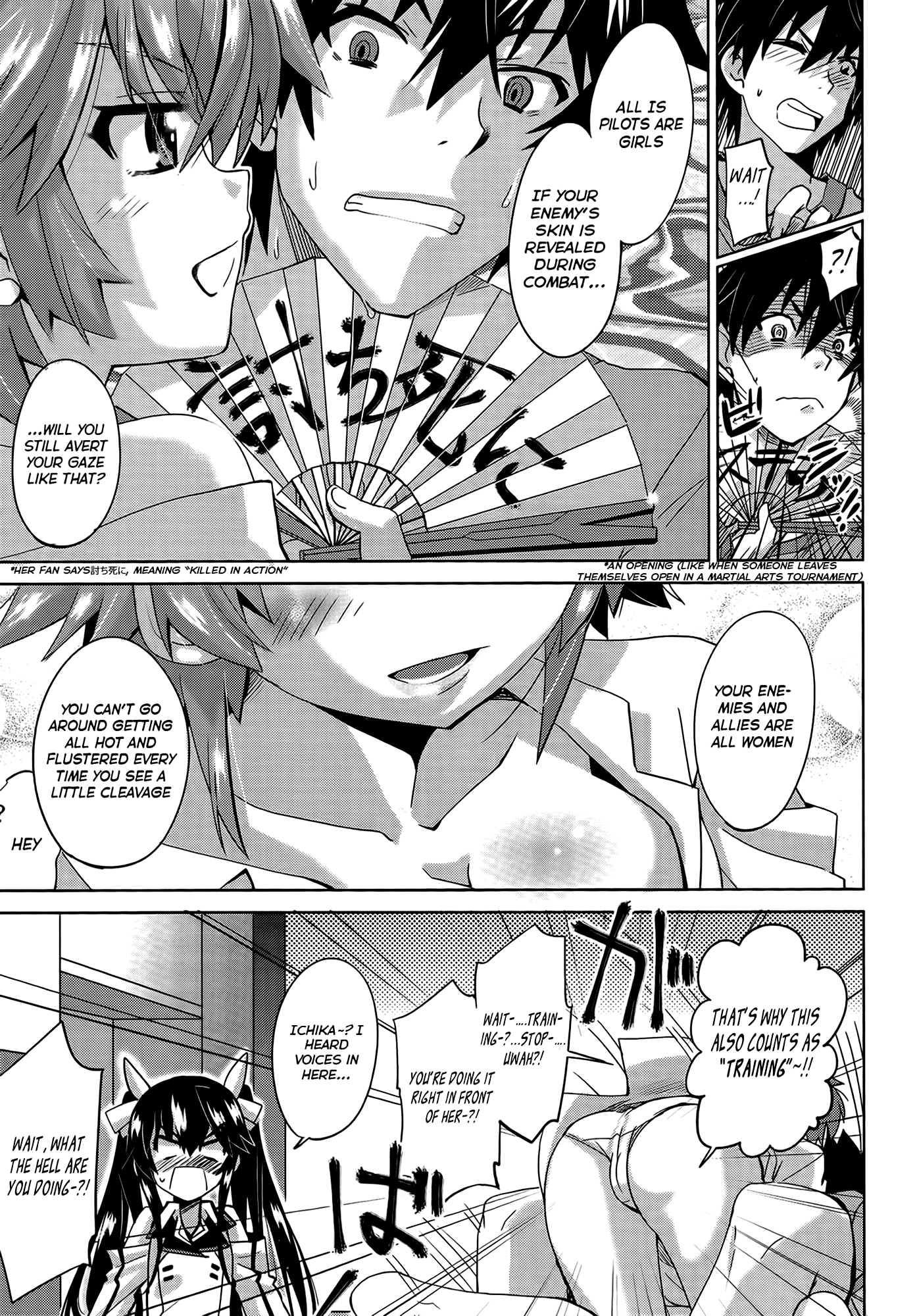 Infinite Stratos Comic Anthology Chapter 14.2 page 3 - Chapter 14 v2 : Training With The President!