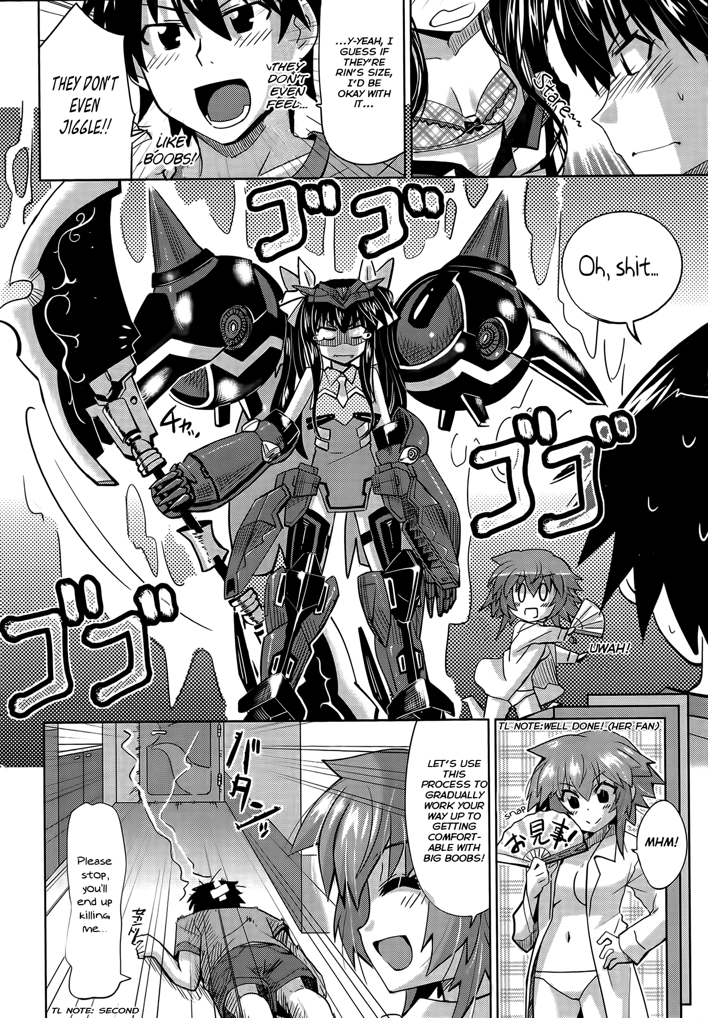 Infinite Stratos Comic Anthology Chapter 14.2 page 6 - Chapter 14 v2 : Training With The President!