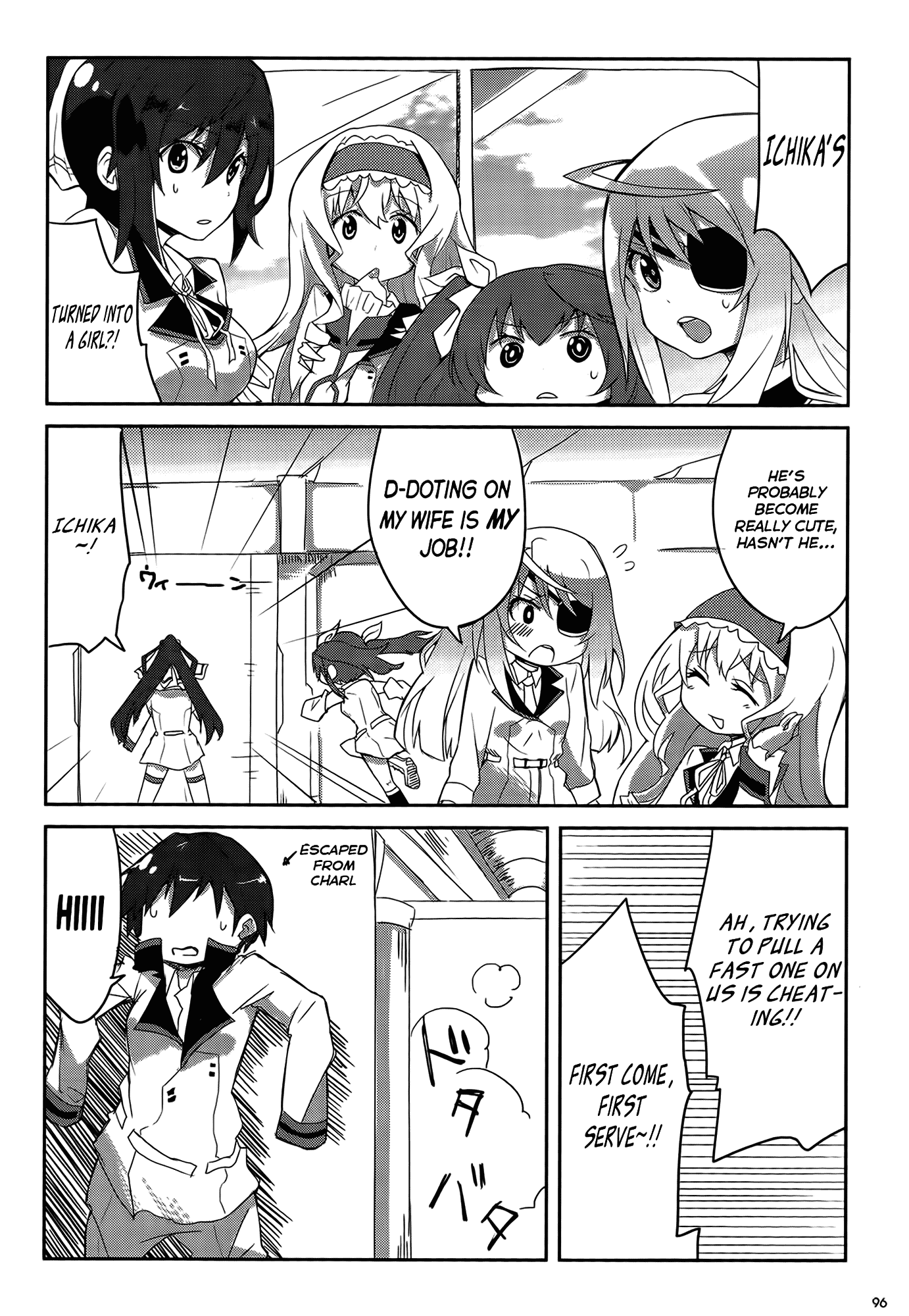 Infinite Stratos Comic Anthology Chapter 16.2 page 6 - Chapter 16 v2 : Ichika's is Everyone's Bride