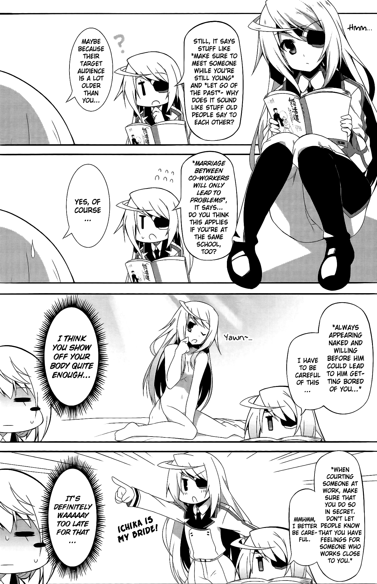 Infinite Stratos Comic Anthology Chapter 2 page 2 - Chapter 2 : Laura-chan's Marriage Hunting!