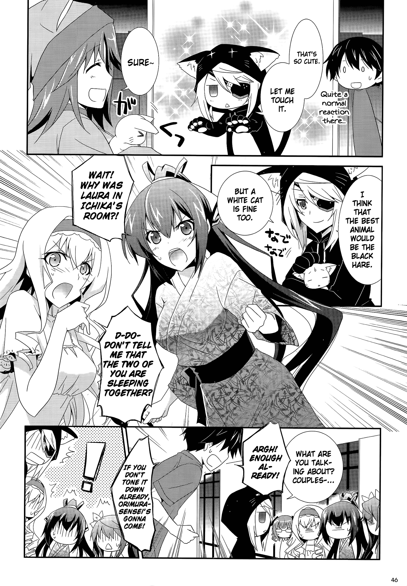 Infinite Stratos Comic Anthology Chapter 8 page 4 - Chapter 8 : Rhapsody of a Kitten Again