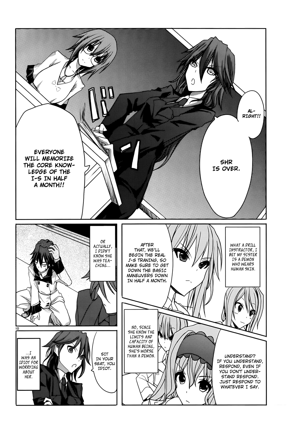 Infinite Stratos Chapter 1 page 10 - Chapter 1