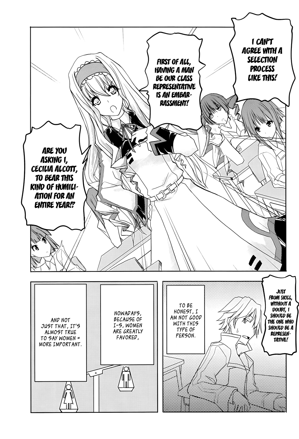 Infinite Stratos Chapter 1 page 21 - Chapter 1
