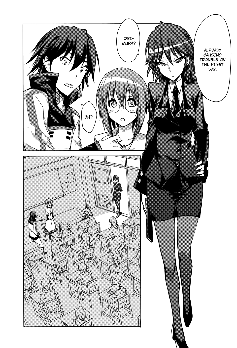 Infinite Stratos Chapter 1 page 3 - Chapter 1