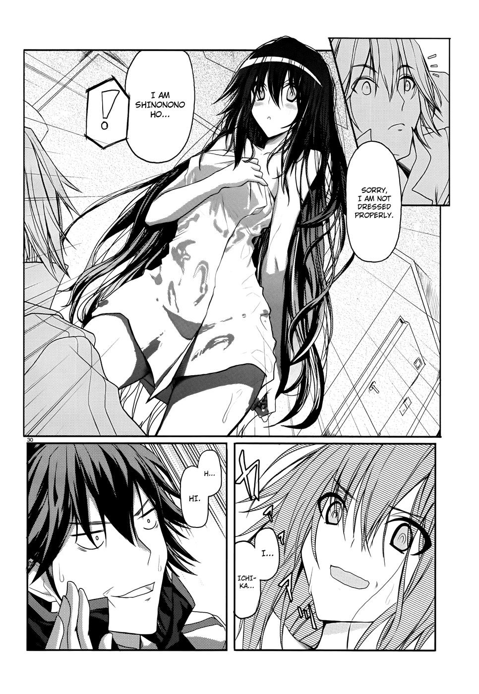 Infinite Stratos Chapter 1 page 30 - Chapter 1