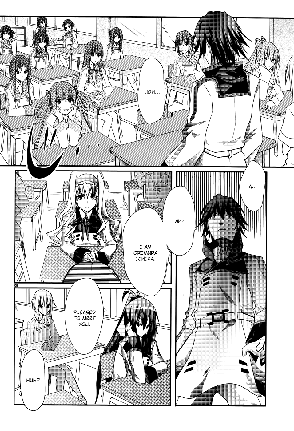 Infinite Stratos Chapter 1 page 8 - Chapter 1