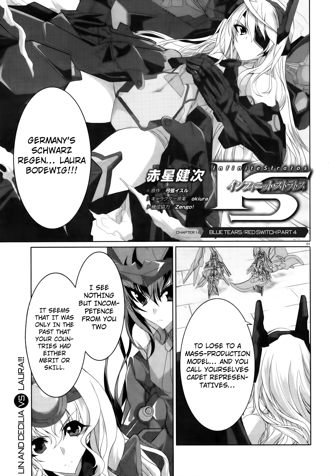 Infinite Stratos Chapter 16 page 1 - Chapter 16