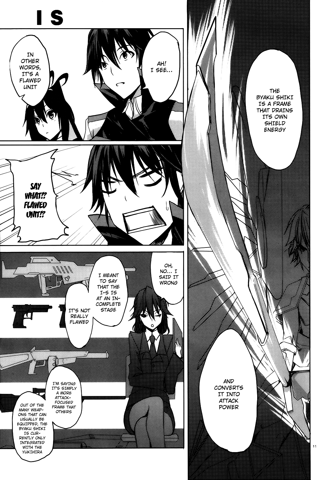 Infinite Stratos Chapter 3 page 11 - Chapter 3