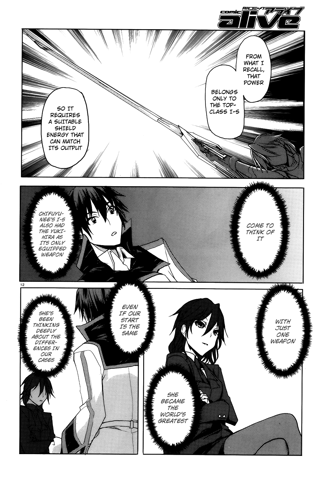 Infinite Stratos Chapter 3 page 12 - Chapter 3