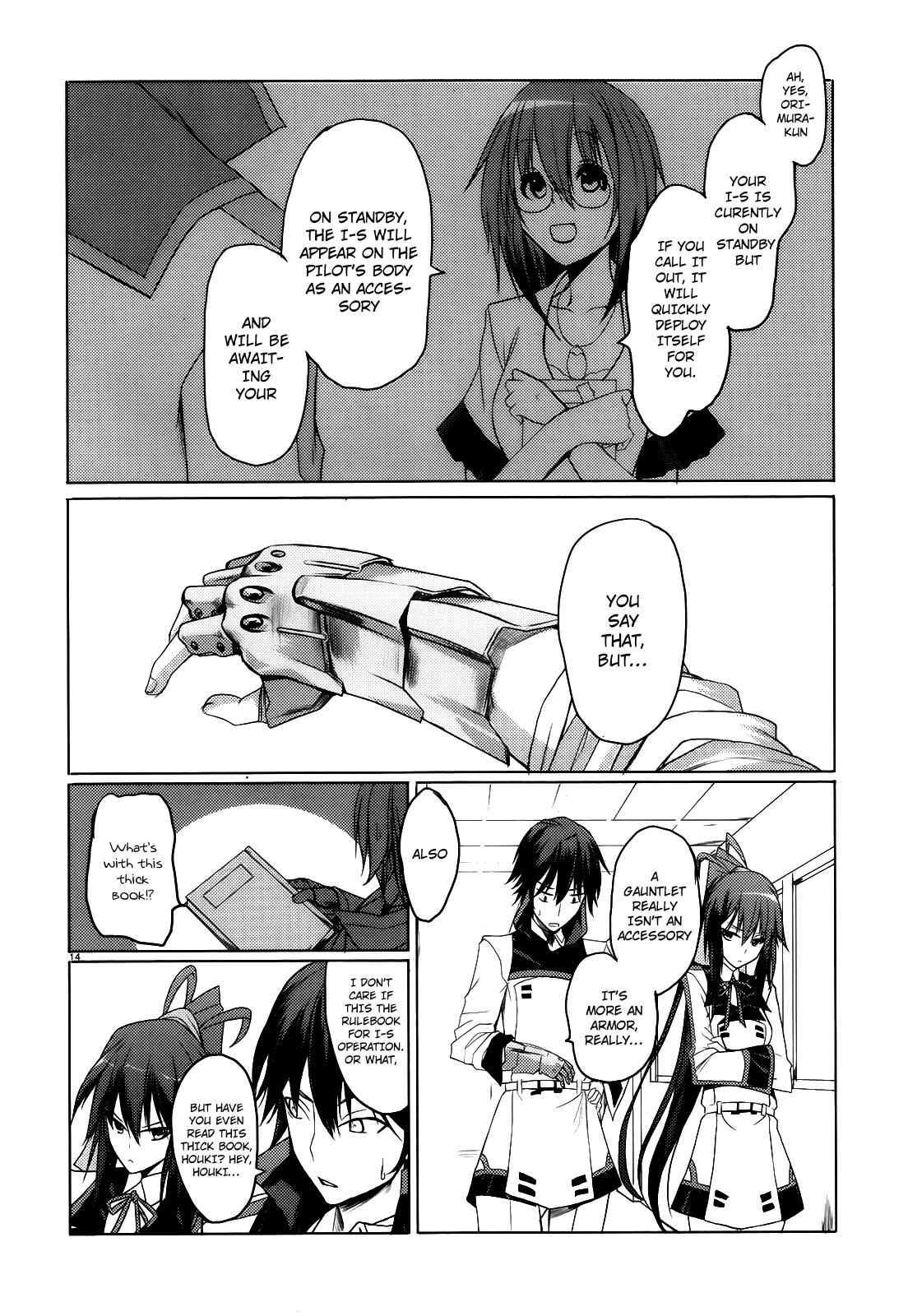 Infinite Stratos Chapter 3 page 14 - Chapter 3