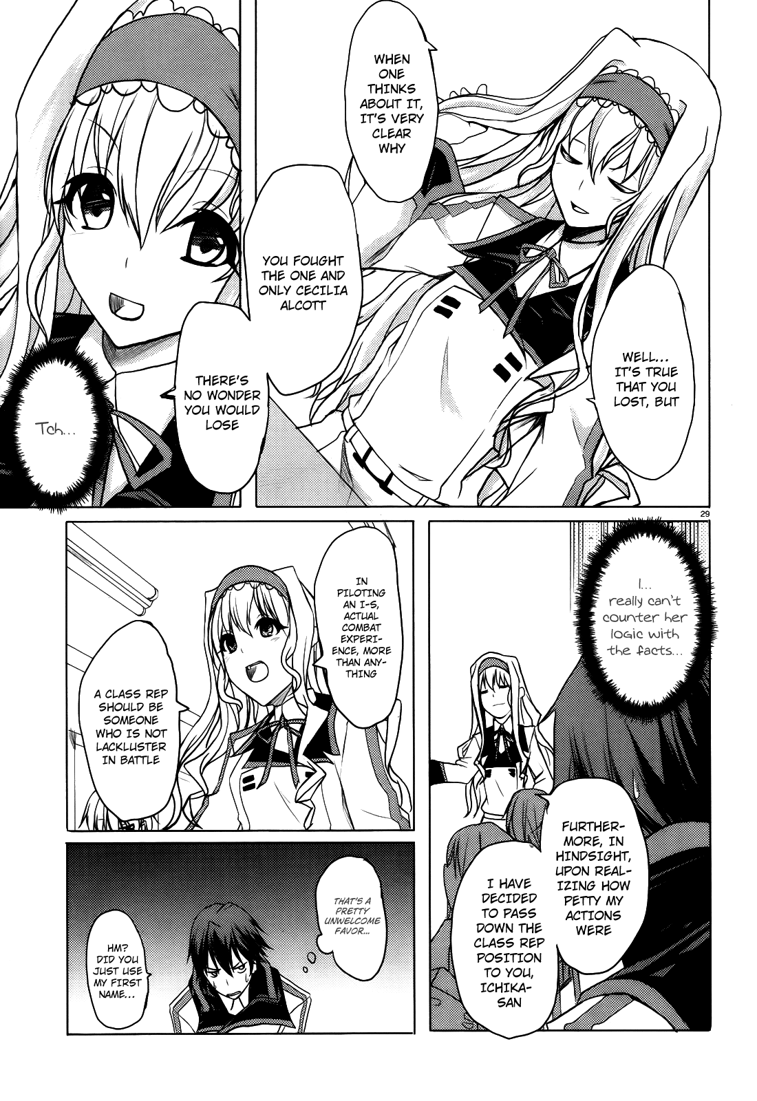Infinite Stratos Chapter 3 page 29 - Chapter 3