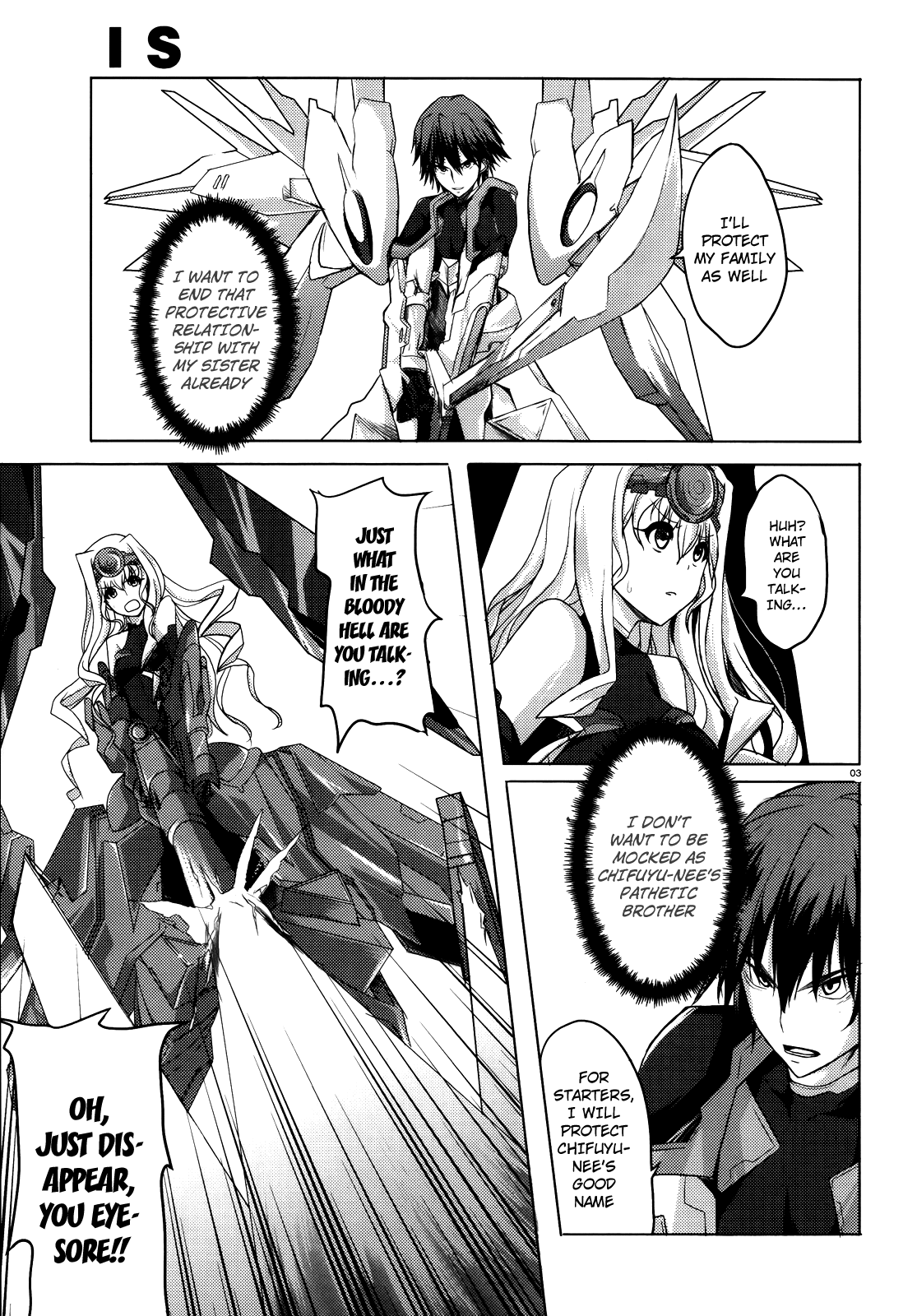 Infinite Stratos Chapter 3 page 3 - Chapter 3