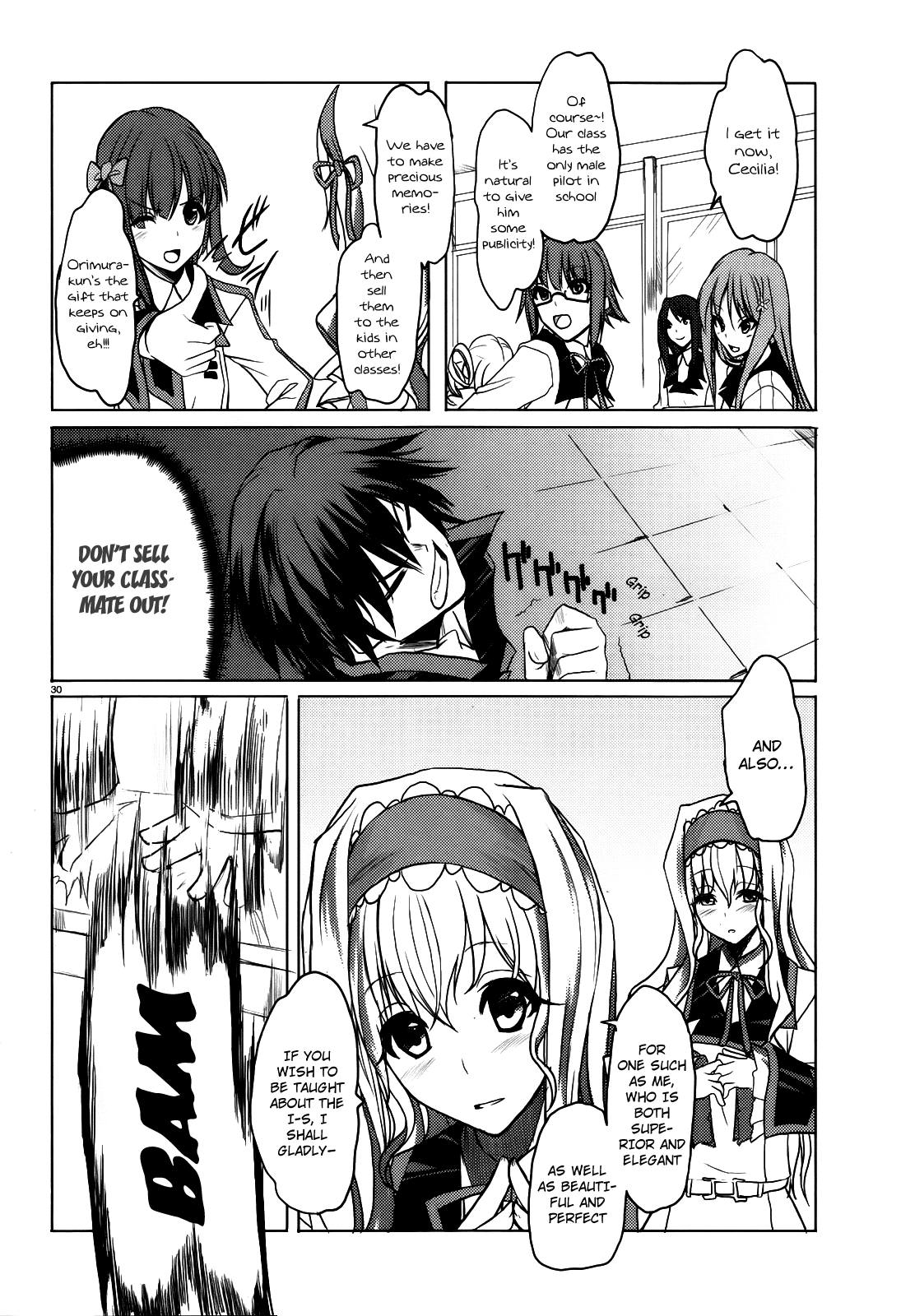 Infinite Stratos Chapter 3 page 30 - Chapter 3