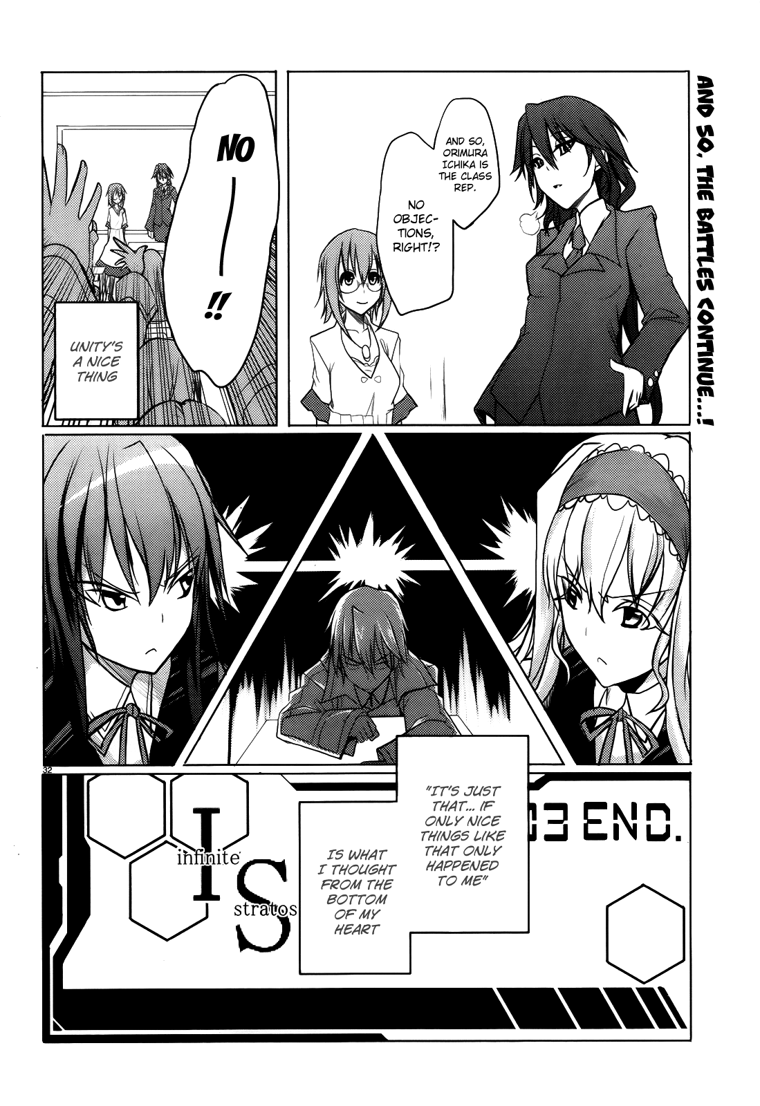 Infinite Stratos Chapter 3 page 32 - Chapter 3
