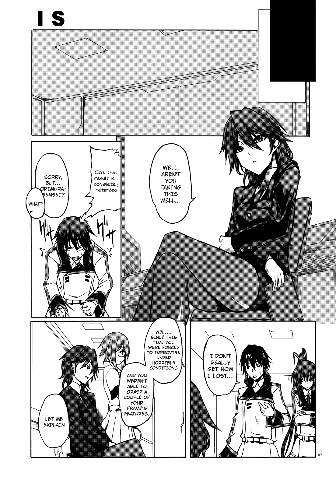Infinite Stratos Chapter 3 page 7 - Chapter 3