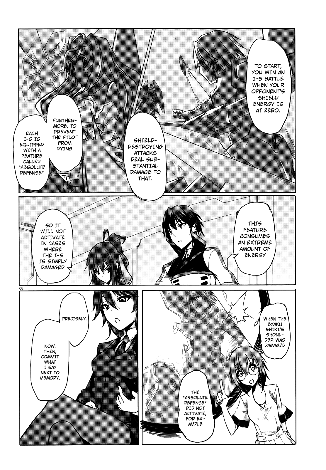 Infinite Stratos Chapter 3 page 8 - Chapter 3