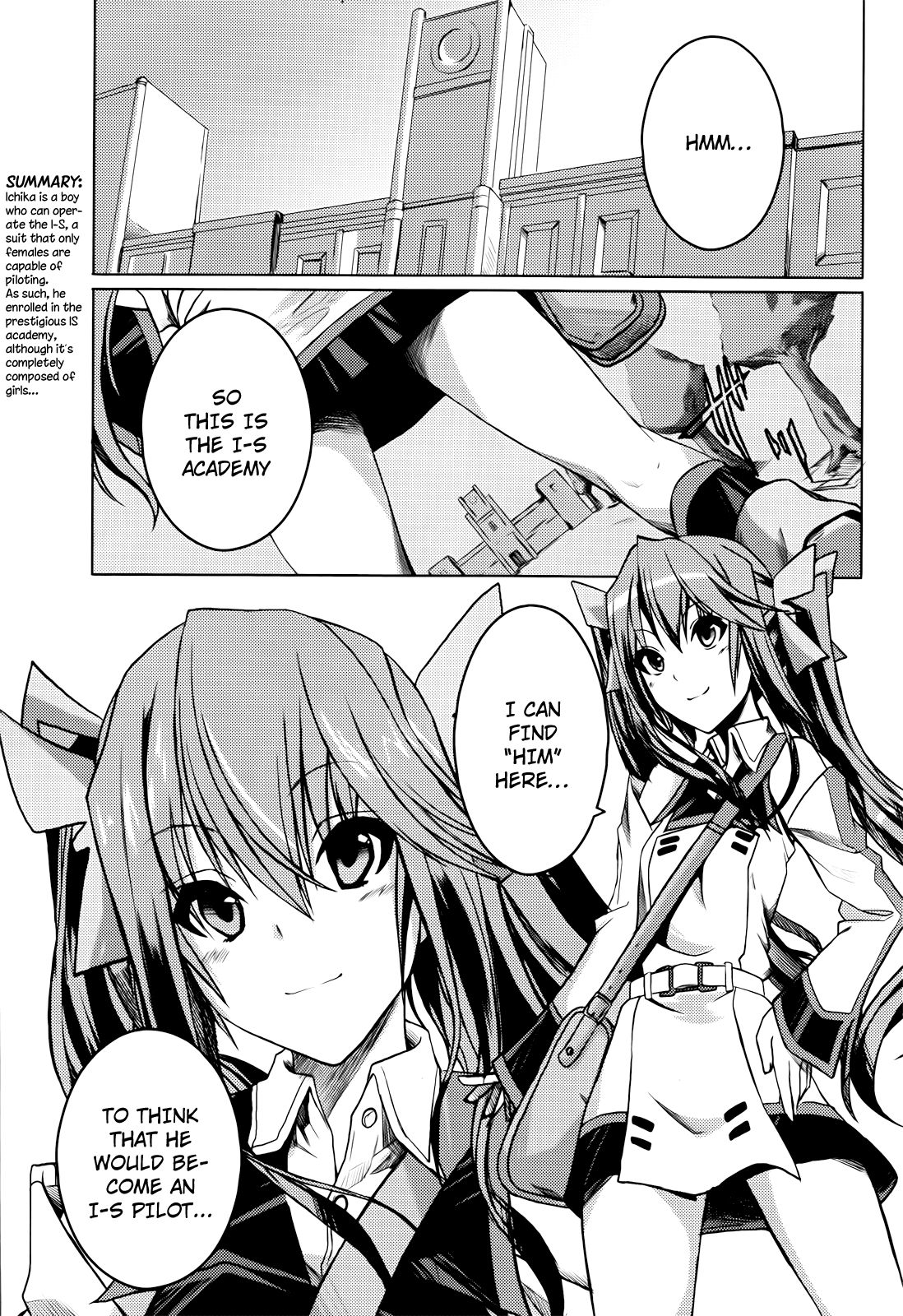 Infinite Stratos Chapter 4 page 1 - Chapter 4