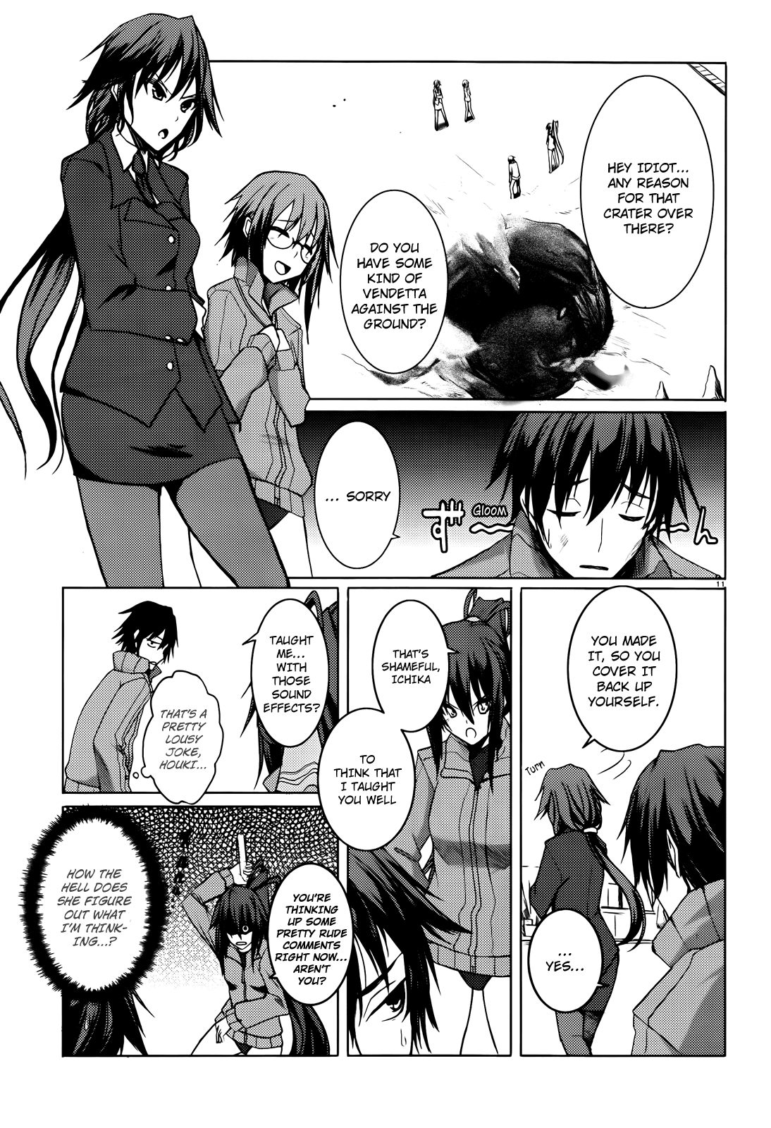 Infinite Stratos Chapter 4 page 11 - Chapter 4