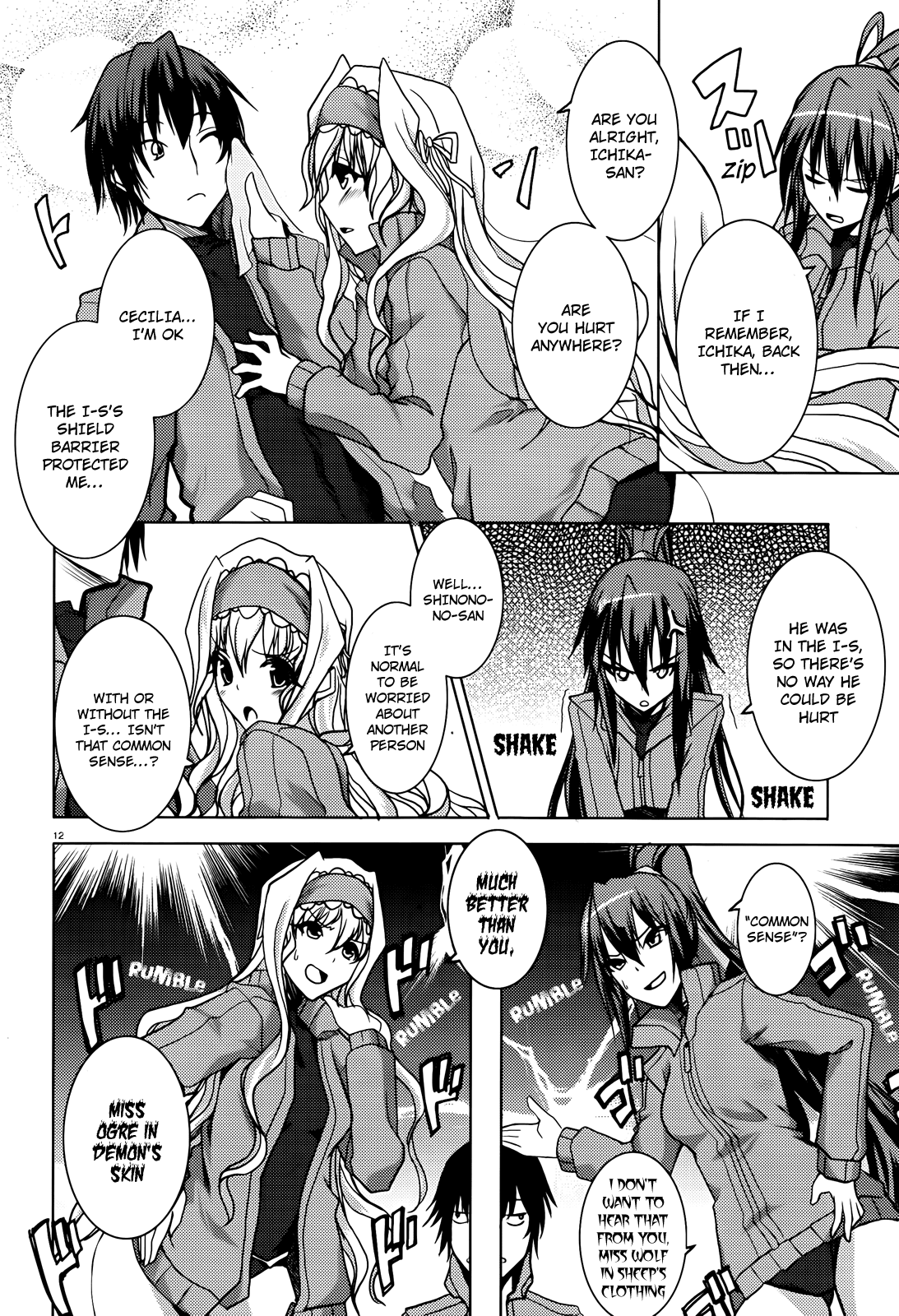 Infinite Stratos Chapter 4 page 12 - Chapter 4