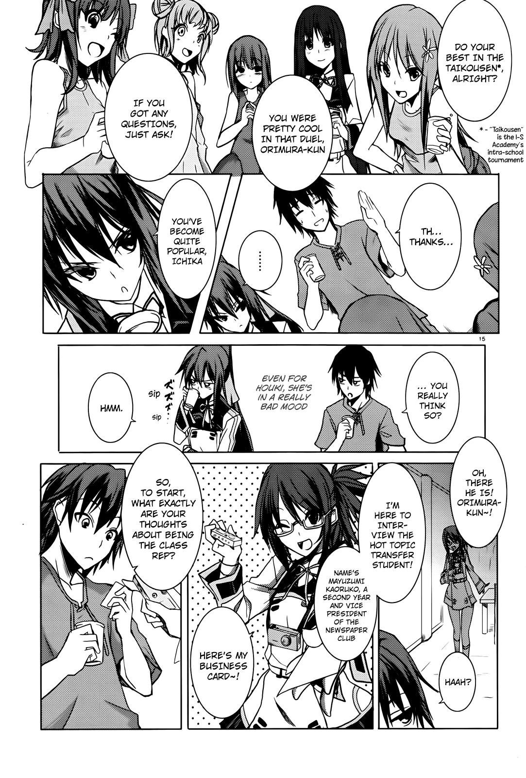 Infinite Stratos Chapter 4 page 15 - Chapter 4