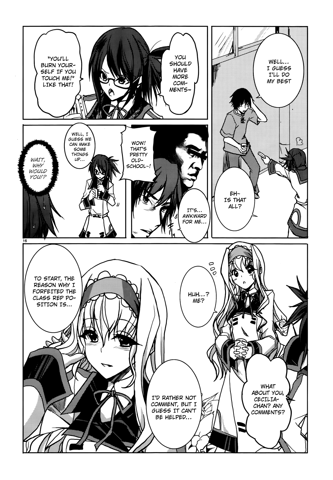 Infinite Stratos Chapter 4 page 16 - Chapter 4